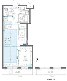 ZOOM蒲田EAST【5階】の間取り