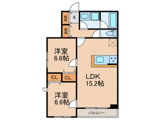 AVANCE ISSHA【3階】の間取り