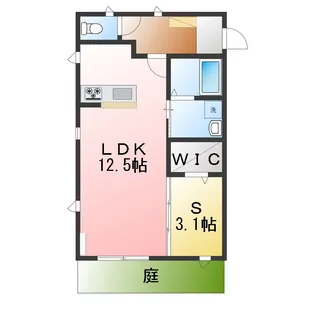 ホワイトハイム南山【2階】の間取り