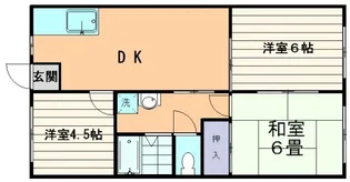 ファミール難波【1階】の間取り