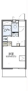 レオパレス天大南【3階】の間取り