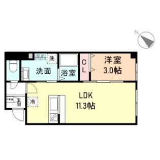 Velsieg7【1階】の間取り