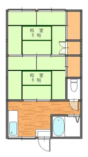横山ハイツ【1階】の間取り