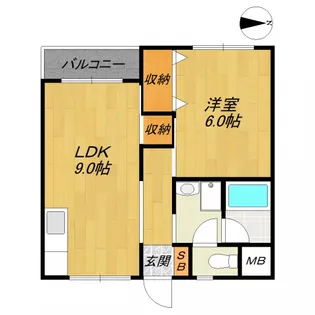 エトワール船堀【3階】の間取り