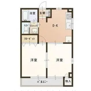 フォーレストメグI【3階】の間取り