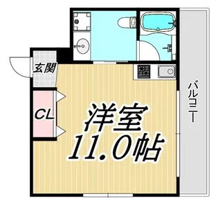 古山ビル【3階】の間取り