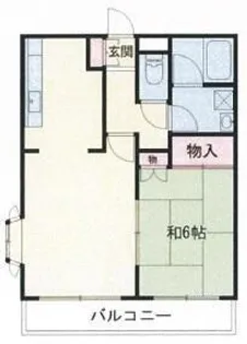 ベルトピア町田【1階】の間取り