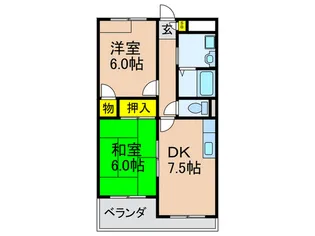クレールシャンブル【3階】の間取り