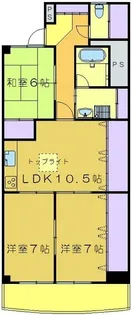 グランデ南大沢【5階】の間取り