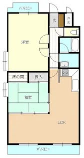 ライオンズマンション菜園【10階】の間取り
