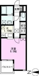ヴィスタフジ【2階】の間取り