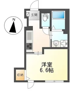 アプリコットE【1階】の間取り