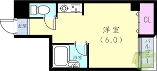 エクレール六甲【3階】の間取り