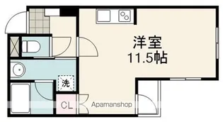 グランパレス日出町【3階】の間取り