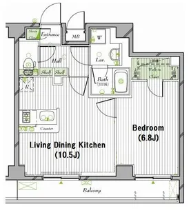 ガーラ・ステーション菊川【6階】の間取り