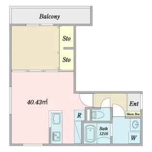 BASE都立大【2階】の間取り
