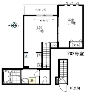 フルールメゾン【2階】の間取り