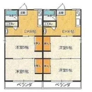 エトワール【2階】の間取り