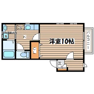 ビレッジ双葉【2階】の間取り