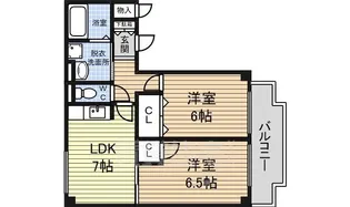 メゾン比良【2階】の間取り
