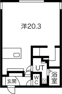 RESIDENCE SAPPORO KOULI【2階】の間取り