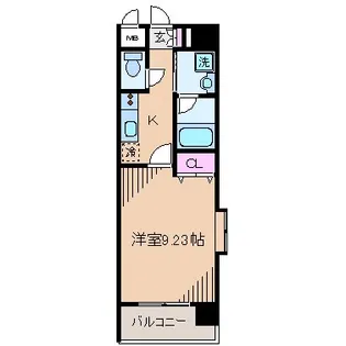 レジアス新横浜【5階】の間取り