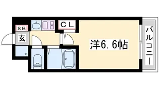 エステムコート新神戸エリタージュ【4階】の間取り