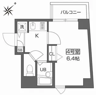 ベルファース早稲田【9階】の間取り