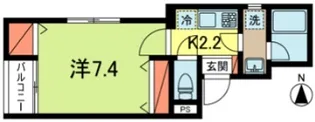 LA CASA弥生【2階】の間取り