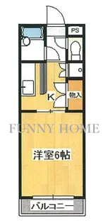グリーンハイツ代田【1階】の間取り