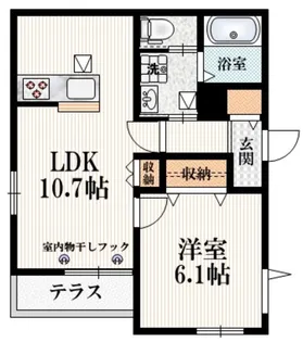 グランシャルム【1階】の間取り
