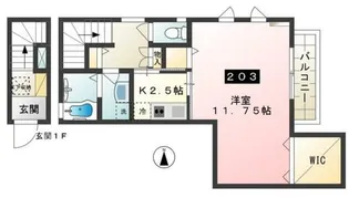 グラード【2階】の間取り