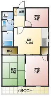 グリーンパーク湘南【2階】の間取り
