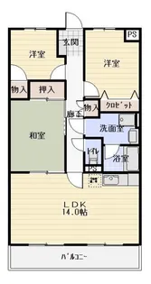 グランデ【3階】の間取り