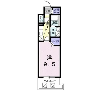 ファミーユ南蛮【6階】の間取り