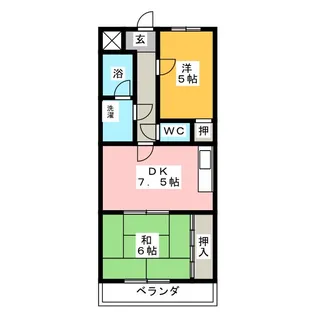 アビタシオンアムール【3階】の間取り