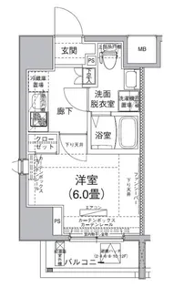 アイル大森壱番館【8階】の間取り