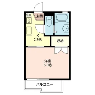 むさしのハイツ【1階】の間取り