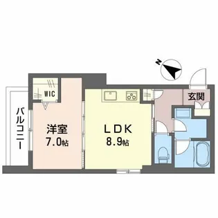 カトル レーヴ【2階】の間取り