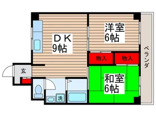 ソシアル南行徳【3階】の間取り