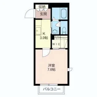 Clan Veil【1階】の間取り