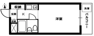 クレール高円寺【1階】の間取り