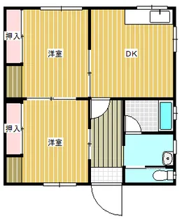 コーポ武藤【1階】の間取り