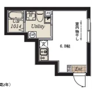 プラチナフォルム荏原中延【3階】の間取り