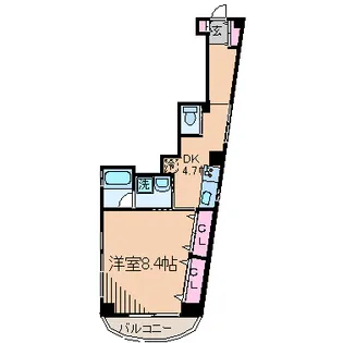 ローズビル【3階】の間取り