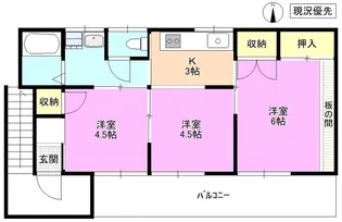 コーポ綿屋【2階】の間取り