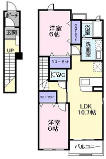 ルミエール【2階】の間取り