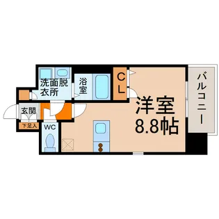 プレサンス名古屋STATIONアライブ【2階】の間取り