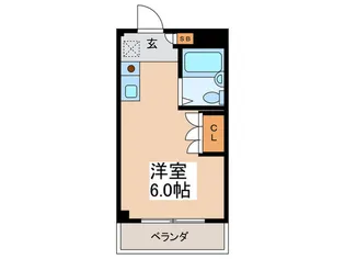 カスミ【3階】の間取り