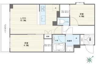 プライムネクサス南馬込【2階】の間取り